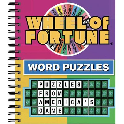 Wheel of Fortune Word Puzzles - by  Publications International Ltd (Spiral Bound)