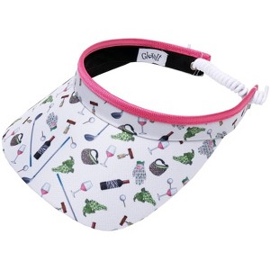 Glove It Women's Classic Print Coil Visor - 1 of 3