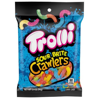 Trolli Sour Brite Crawlers Candy - 3.4oz