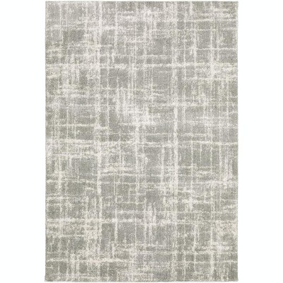 Oriental Weavers Verona 142E6 Grey/ Ivory Indoor Area Rug - 2' x 3'