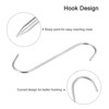 Unique Bargains Stainless Steel S-Shaped Utility Fish Beef Hanging Meat Hook 4 Pcs - 4 of 4