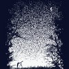 Junior's Design By Humans Pixel Space By daletheskater T-Shirt - 2 of 3