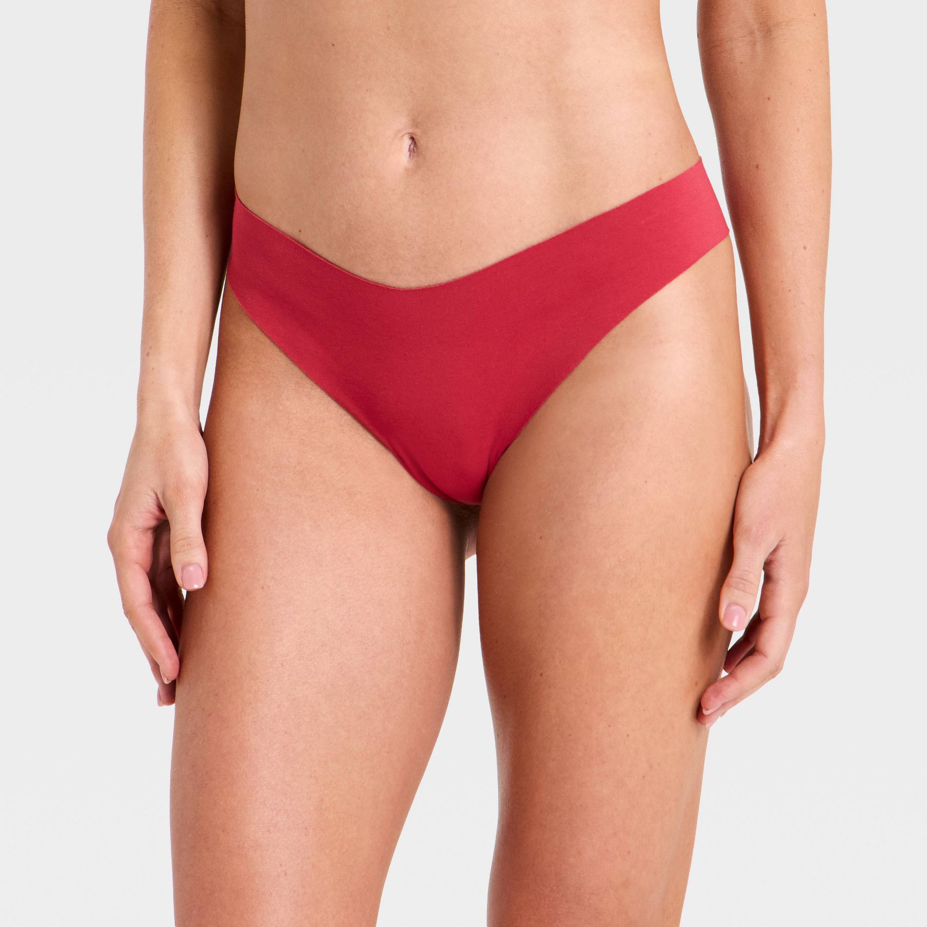 Women's Invisible Edge Seamless Cotton Thong Underwear - Auden™