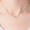 Heart Wings Cubic Zirconia Pendant Chain Necklace Womens Ginger Lyne Collection - 4 of 4
