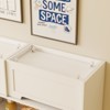Toy Storage Organizer with 2 Movable Drawers, Multi-Functional 7 Shelf Kids Bookcase with 2 Hooks - 4 of 4