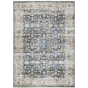Oriental Weavers Charleston CHA05 Blue / Gold Indoor Area Rug - 7'6" x 10' - 1 of 4
