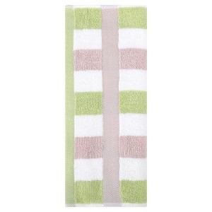 REGALWOVEN Striped Absorbent Soft Cotton Hand Towels for Bathroom 13" x 29" 2 Pcs - 1 of 4