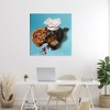 Stupell Industries Dog Chef Pizza Bite Portrait Canvas Wall Art - 2 of 4