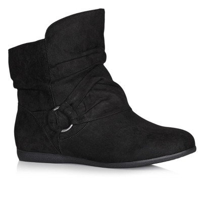 Avenue Women s Wide Width Serena Ankle Boot 11 W Black