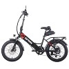GOTRAX Adult F2V2 20" Step Through Electric Folding Bike - 3 of 4