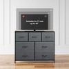GALAXHERO 7 Drawer Dresser & TV Stand, Entertainment Center with Metal Frame, Media Console for 45" TVs, for Bedroom & Living Room - 3 of 4