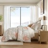 Harbor House Living 100% Cotton Botanical Print Duvet Set, Premium Sateen Face Bedding Set with Matching Shams - 2 of 4