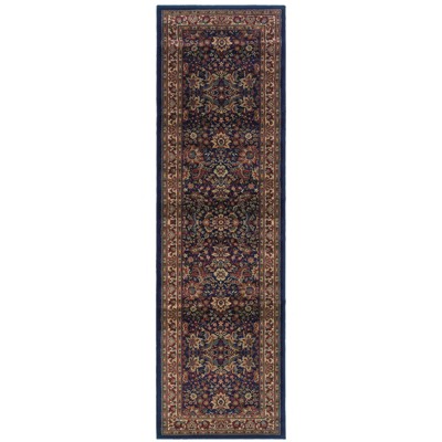 Oriental Weavers Ariana 113B2 Blue/ Red Indoor Area Rug - 2'7" x 9'4"