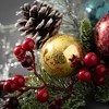 Sullivans Artificial Shiny Ball Frosted Mini Christmas Wreath  Multicolor  Indoor Christmas DÃƒÂ©cor - 2 of 3