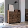 NicBex 5 Drawers Dresser for Bedroom,Chest of Drawers with Black Metal Grooved Handles,Modern Freestanding Dresser,Storage Dressers for Bedroom - 2 of 4