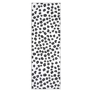 Leopard Rug - Washable Animal Print, Living Room Large Carpet, Soft Non-Slip, Non-Shedding Brown Carpet, Suitable for Office Dormitory Bedroom - 1 of 4