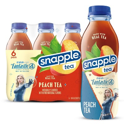 Snapple Peach Tea - 6pk/16 fl oz Bottles
