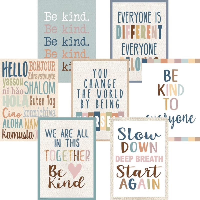 Teacher Created Resources® Everyone Is Welcome Posters, 13-3/8" x 19", Set of 7, 1 of 2