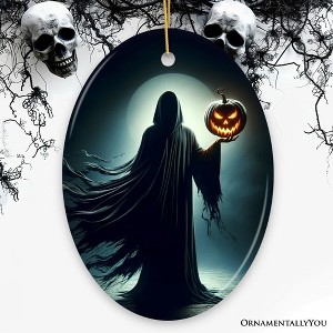 The Pumpkin Reaper Horror Ornament, Halloween Tree Decoration| OrnamentallyYou - 1 of 4
