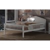 DOMETOUR Full Size Wood Platform Bed with House-shaped Headboard, LED and Built-in Storage, White - 4 of 4