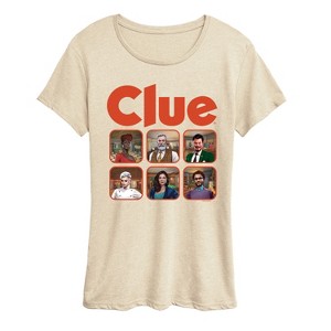 Women's - Clue - Clue Grid Short Sleeve Graphic T-Shirt - 1 of 4