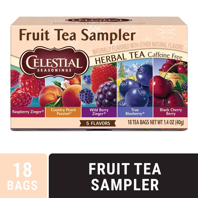 Celestial Seasonings Fruit Tea Sampler Herbal Tea - 18ct, 5 of 6