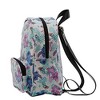 Disney Stitch & Angel Mini Backpack with Allover Print & Molded Scrump Dangle, 10.5 Inches, Adjustable Straps, Faux Leather - 2 of 4