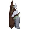 Gemmy 8 ft Airblown® Blowup Inflatable Tombstone with Haunted Ghost Tree with Lights & Sounds Outdoor Decoration - Gray - 2 of 3