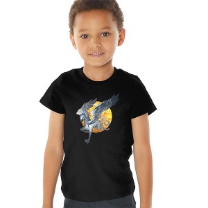 Toddler Boys' Harry Potter Hippogriff Over The Moon T-Shirt - 1 of 4