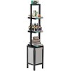 Azar Displays Slim Tower Retail Display with 3 Shelves - 4 of 4