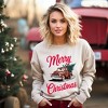 Simply Sage Market Women's Graphic Sweatshirt Christmas Leopard Truck - 2 of 4