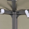 vidaXL Gazebo Top Cover Beige Polyester with PVC coating 9.8 x 9.8 feet - 3 of 4
