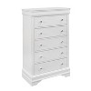 HomeStock USA Pompei Metallic White Chest - 2 of 2
