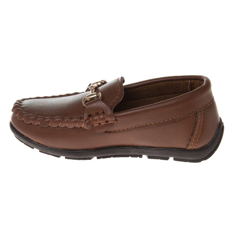 Josmo Toddler Boys Loafer Shoes: Penny Loafer Casual Slip-On Moccasin Flats for Boys' Dress Shoes (Toddler), 5 of 9