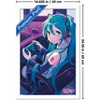 Trends International Hatsune Miku - Game Night Framed Wall Poster Prints - 3 of 4