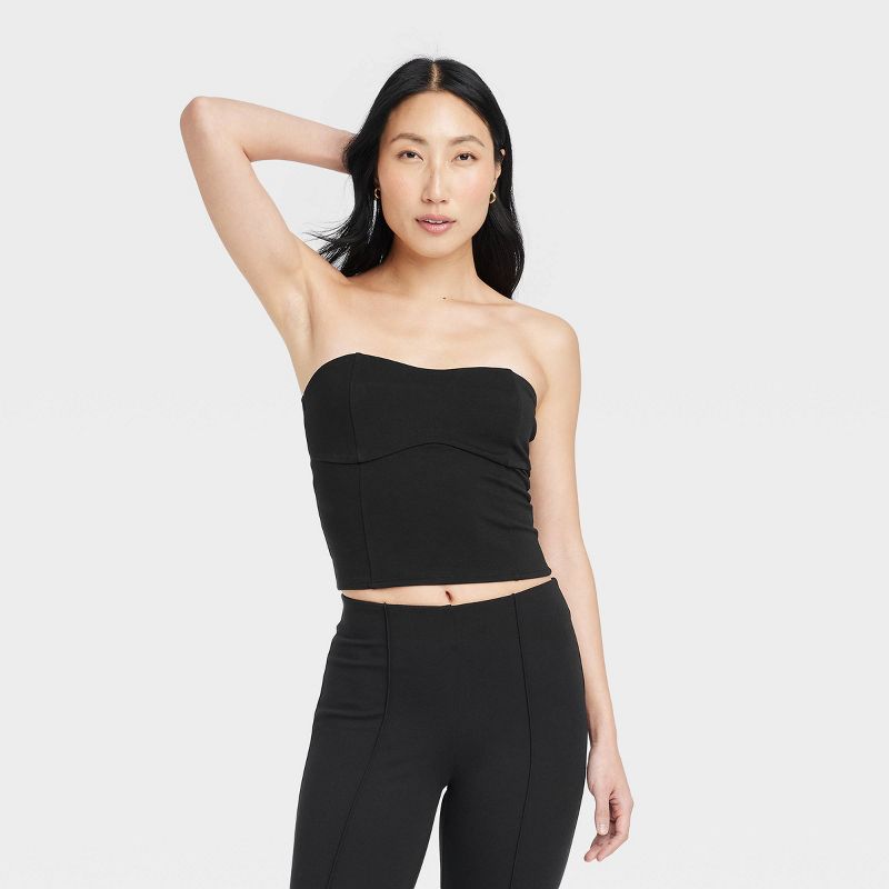 Women's Ponte Tube Top - A New Day™, 1 of 13