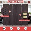 BestMassage 4/6/8 Panel Folding Privacy Screen Space Divider for Room Office and Studio - 4 of 4