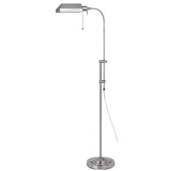 360 Lighting Culver Traditional Pharmacy Floor Lamp Standing LED Adjustable  Height Plated 57 Tall Aged Brass Metal Shade Pole Light for Living Room