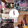 Yescom 2 Pack 8 Ft Sectional Indoor Flag Pole Kit Base Eagle Aluminum 3x5 Ft US Flag Gold - 2 of 4