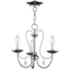 Livex Lighting Mirabella 3 - Light Chandelier in  Polished Chrome - 4 of 4