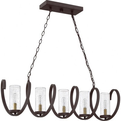 Western Bronze 40" Steel Sputnik Island Pendant Light