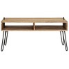 vidaXL Coffee Table Natural wood, Black - 4 of 4