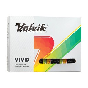 Volvik Vivid Matte Golf Balls 2024 - Matte Black 1 Dozen - 1 of 2