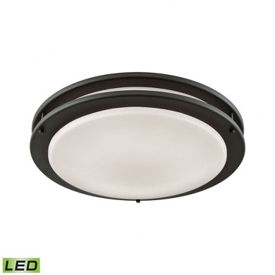 Elk Home Clarion 1 - Light Flush Mount in  Oil Rubbed Bronze