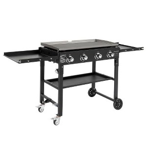 Winado Foldable Gas Griddle Cooking Station 4-Burner Gas Grill in Black - 1 of 4