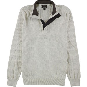 Tasso Elba Mens Mock Neck Textured Pullover Sweater - 1 of 1