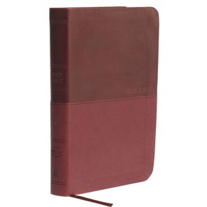 NKJV, Value Thinline Bible, Compact, Imitation Leather, Burgundy, Red Letter Edition - by  Thomas Nelson (Leather Bound) - 1 of 1