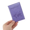Unique Bargains Textured Letter Passport Holder 1 Pc - 3 of 4