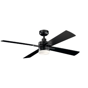 Kichler Lighting Lija 1 - Light Ceiling Fan in  Black - 1 of 4