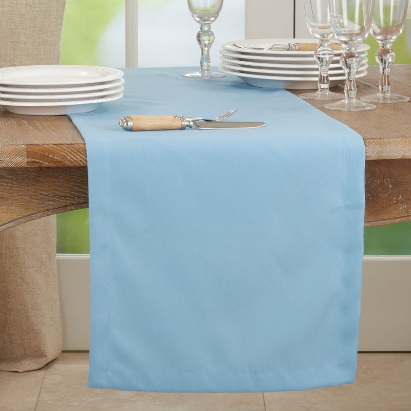 Saro Lifestyle Solid Color Everyday Table Runner, 4 of 5